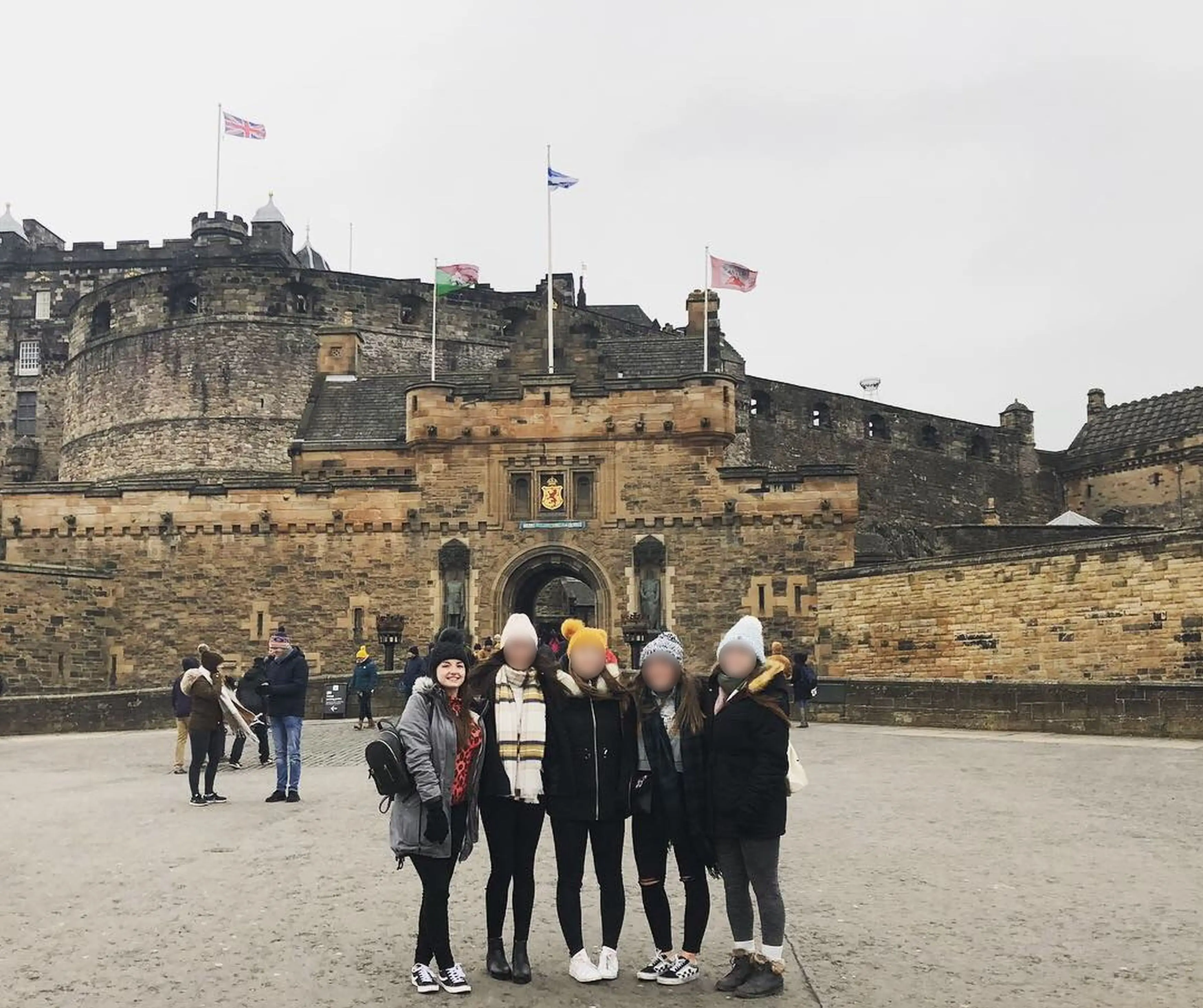 The weekend before, Ellie had gone on a bar crawl in Scotland (