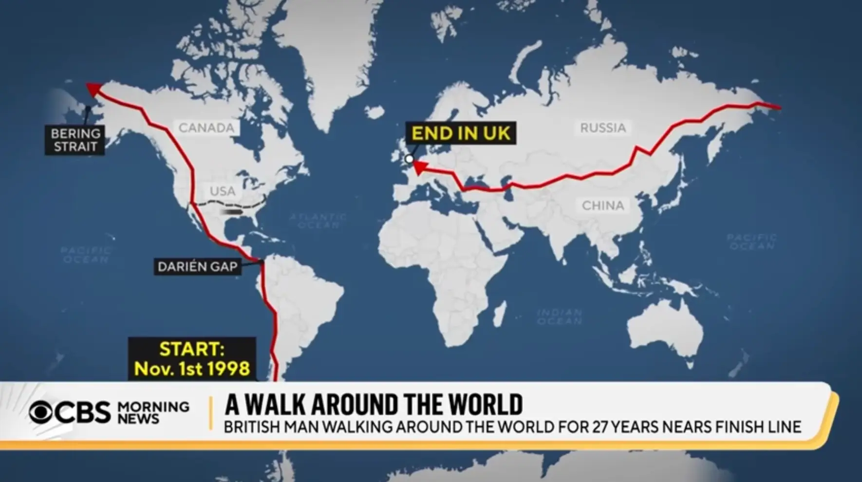 Bushby's route (CBS)