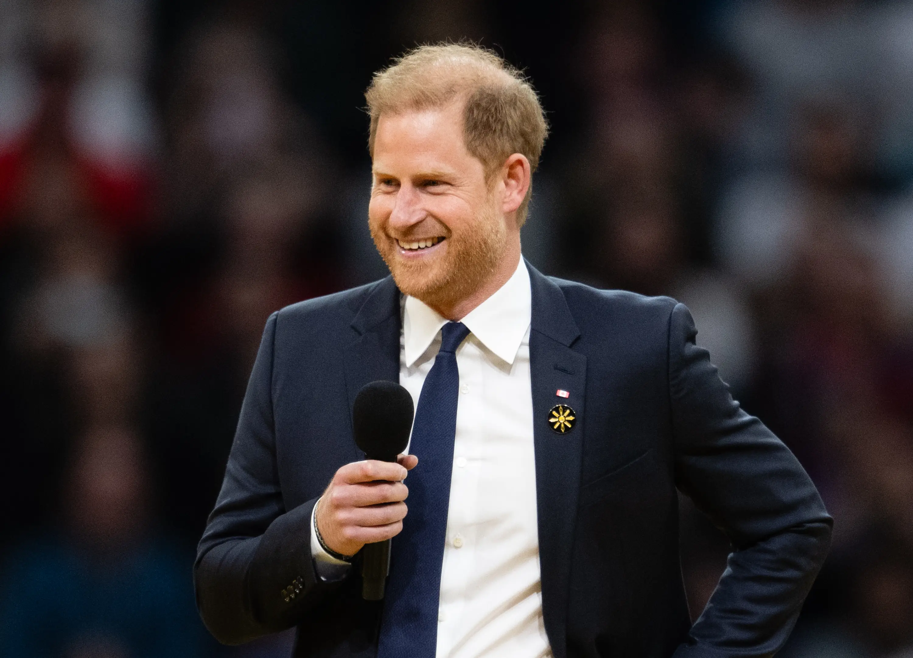Harry delivered a speech on sustainable travel (Samir Hussein/WireImage)