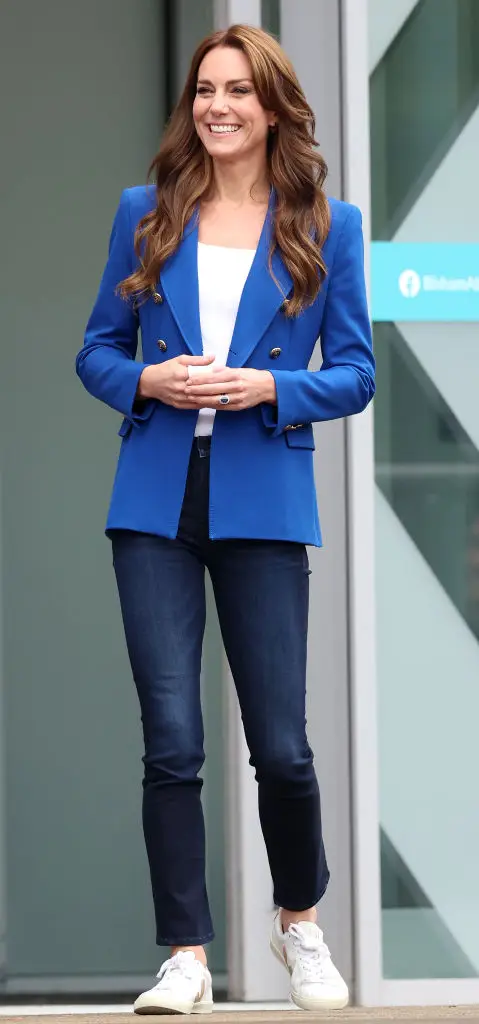 Kate Middleton has joined the Gen Z crowd, who are loving wearing skinny jeans (Chris Jackson/Getty Images)