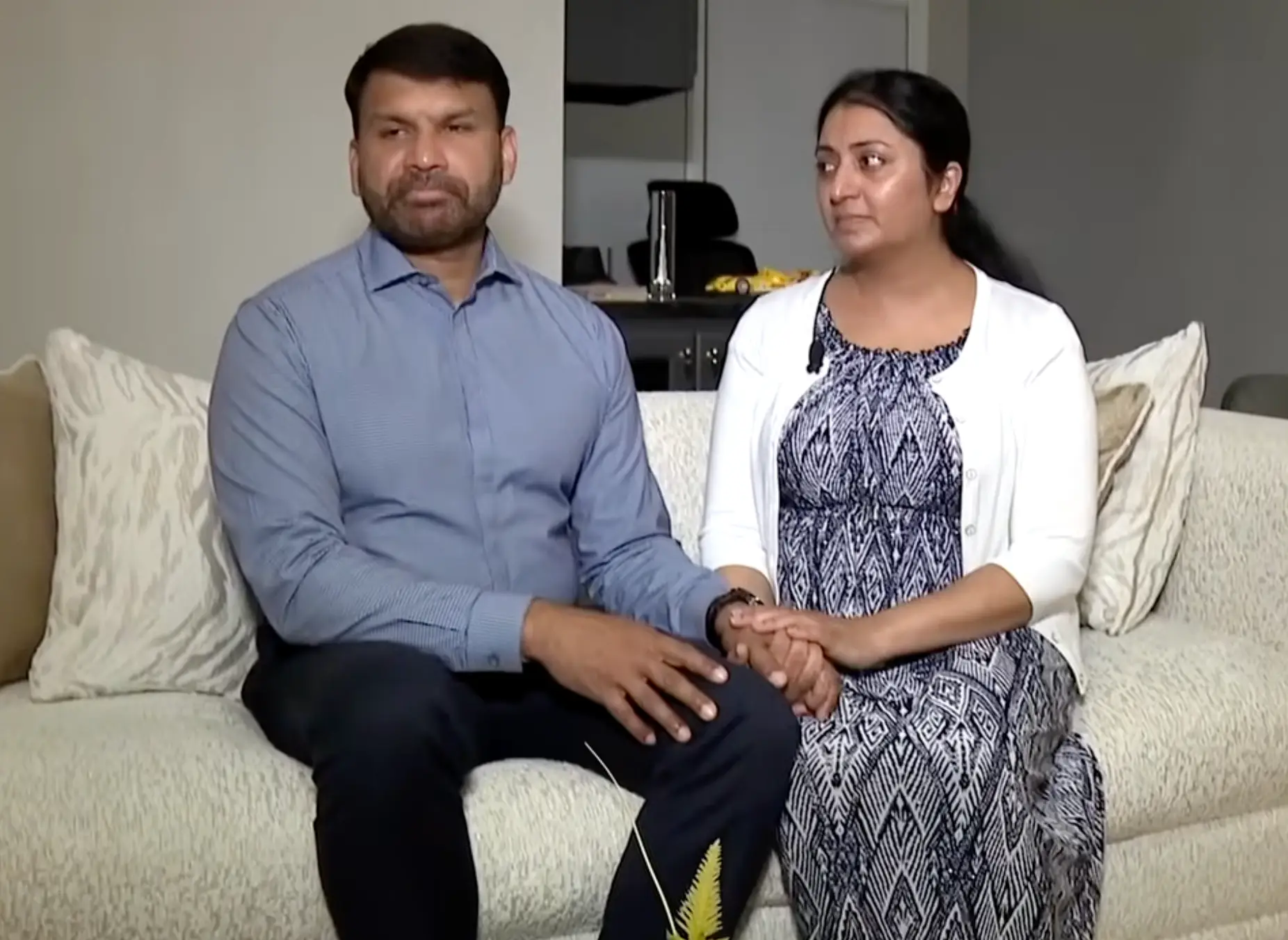 The groom's parents have since paid tribute to their son, describing him as a 'gift from God' (WSB-TV/YouTube)