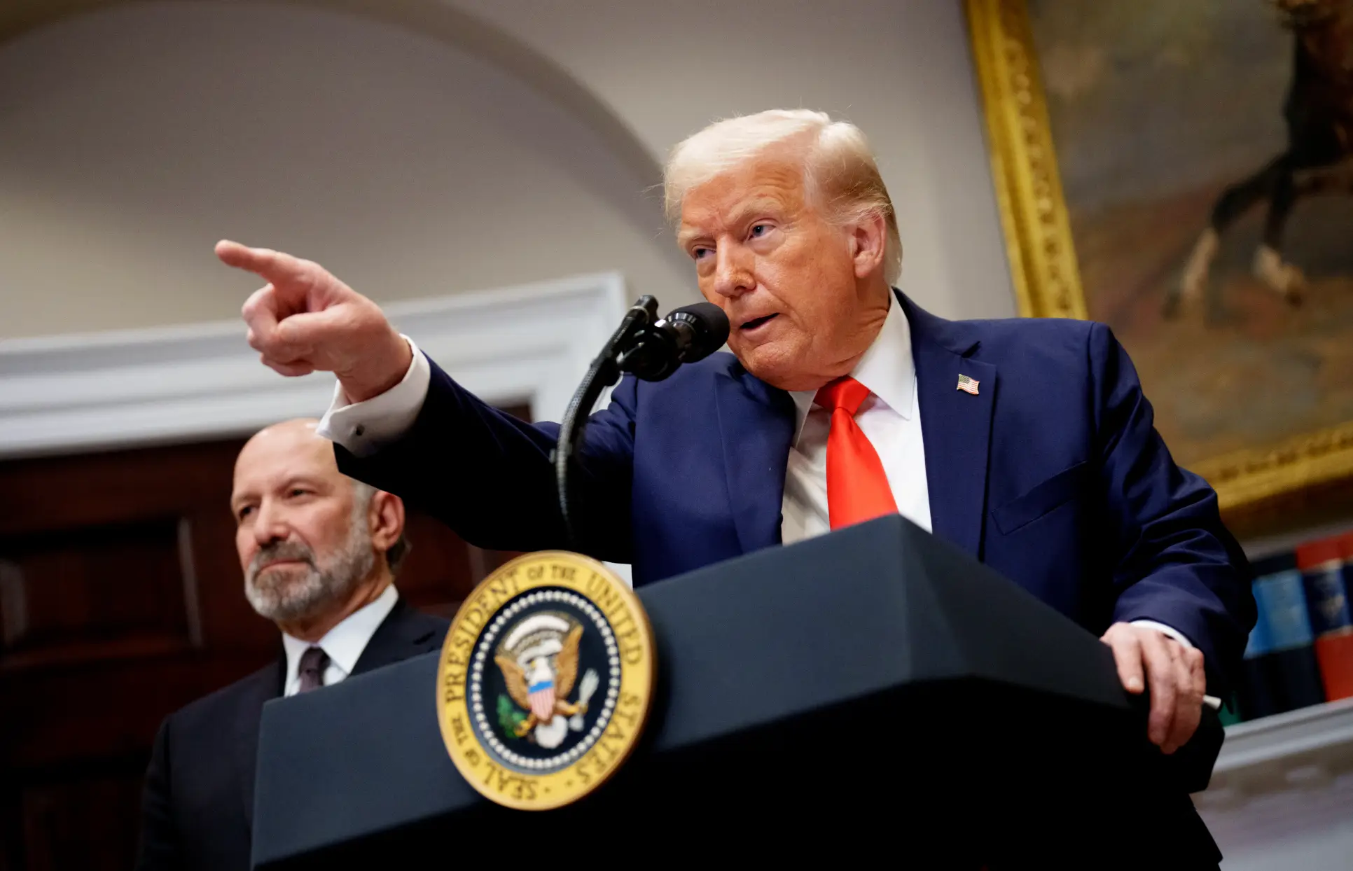 Trump ordered ICE to be deployed into major cities to arrest suspected illegal immigrants (Andrew Harnik/Getty Images)