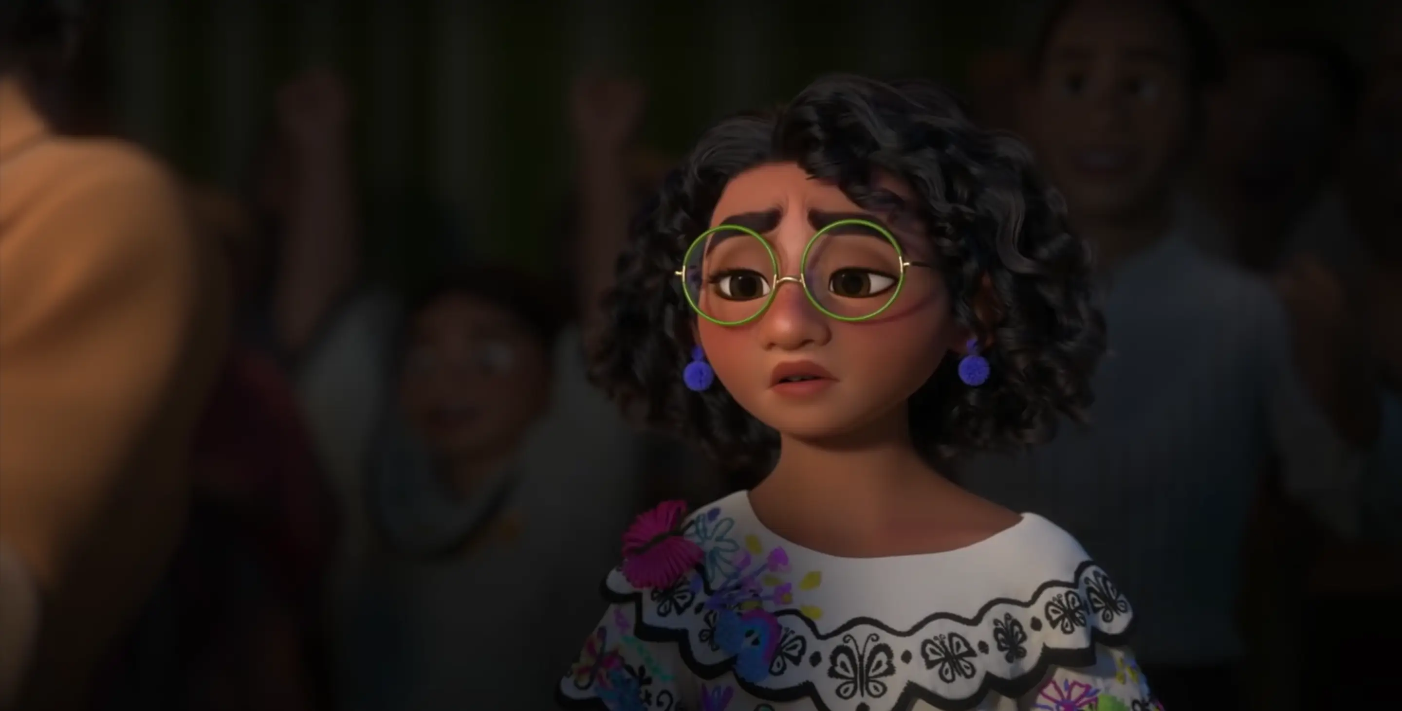 Waiting On a Miracle is a ballad about Mirabel's lack of magical powers. (