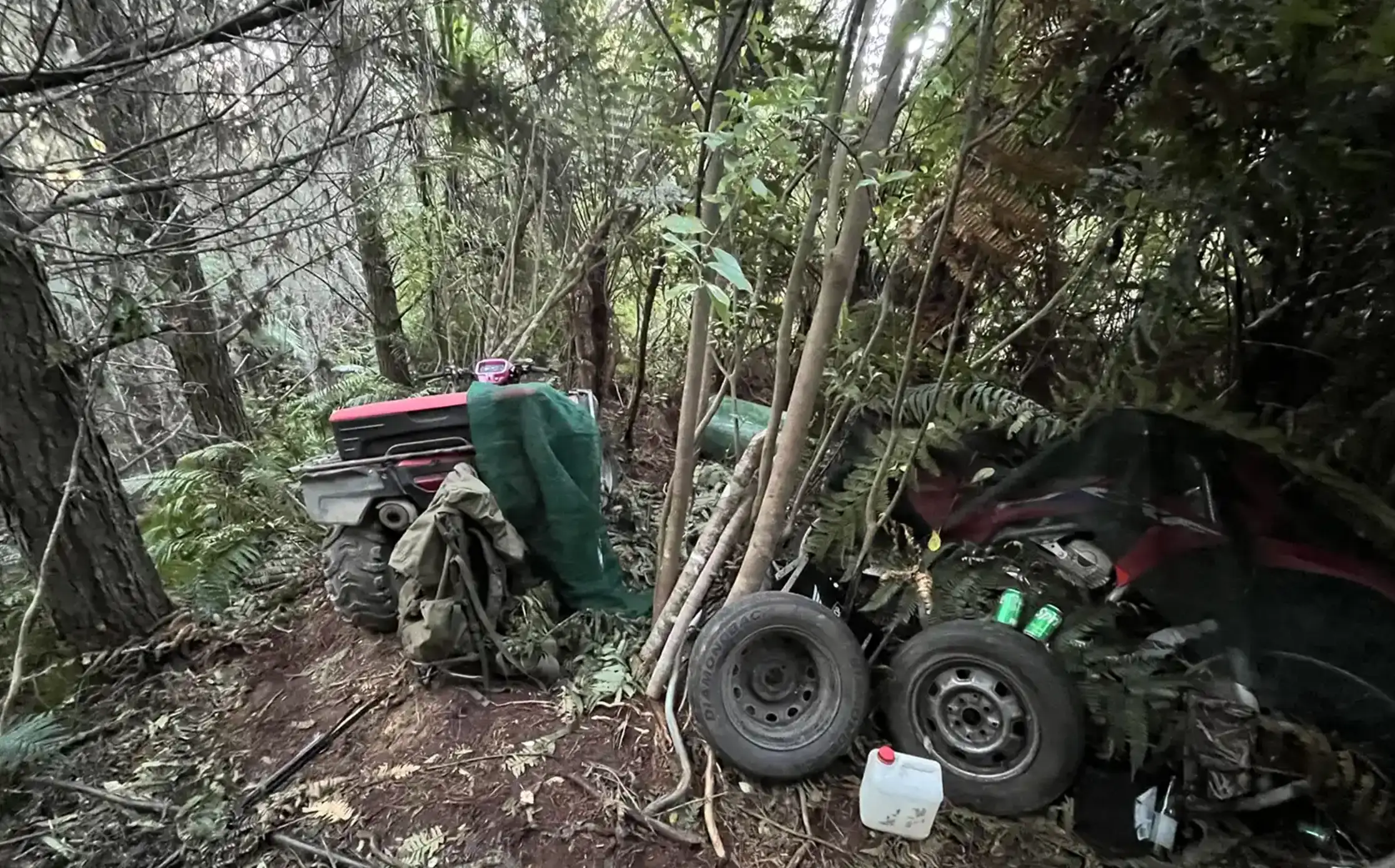 Images of the campsite have since been released (New Zealand Police)