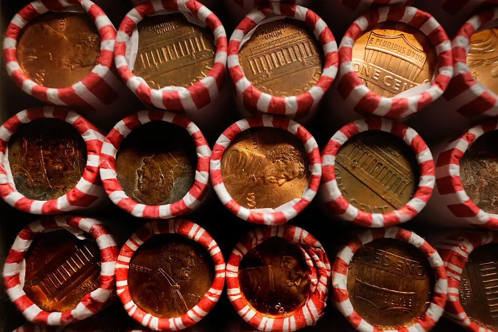 Trump ordered the end of the US penny (Boston Globe/Getty Images)