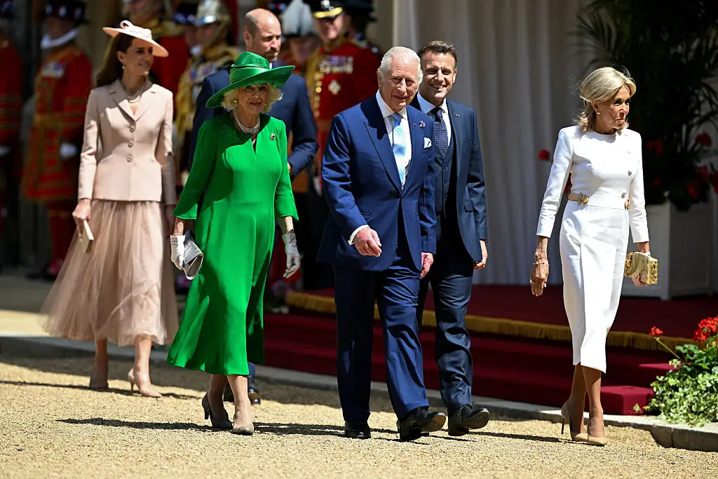 French leader Emmanuel Macron and his wife, Brigitte, kicked off their three-day state visit to the UK yesterday (8 July) (WPA Pool / Pool / Getty Images)