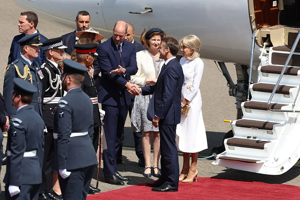 French President, Emmanuel Macron, and his wife, Brigitte, arrived in the UK today (8 July) for their three-day state visit (WPA Pool / Pool / Getty Images)