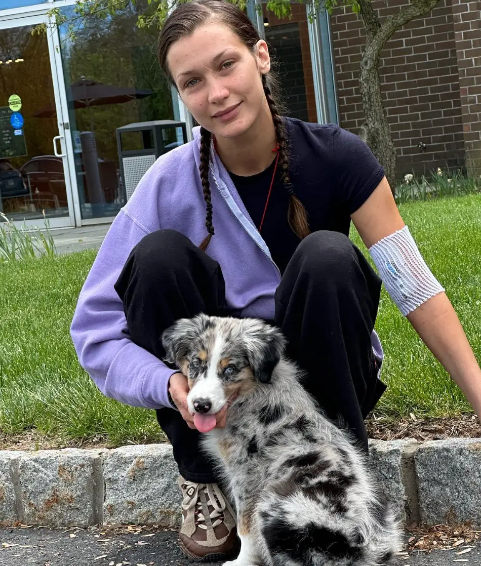 People have flocked to Hadid's post in support.