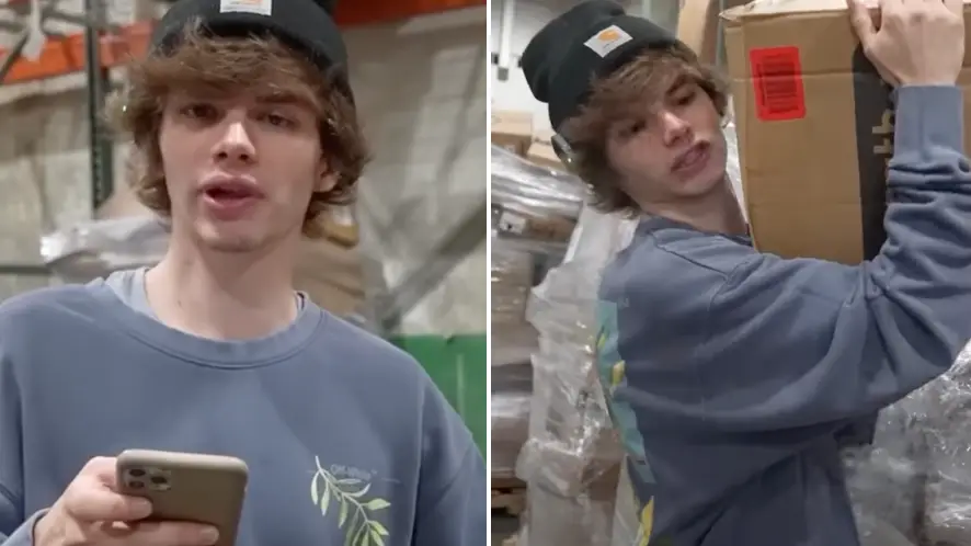 Man 'hits the jackpot' after paying over £500 for pallet of Amazon returns