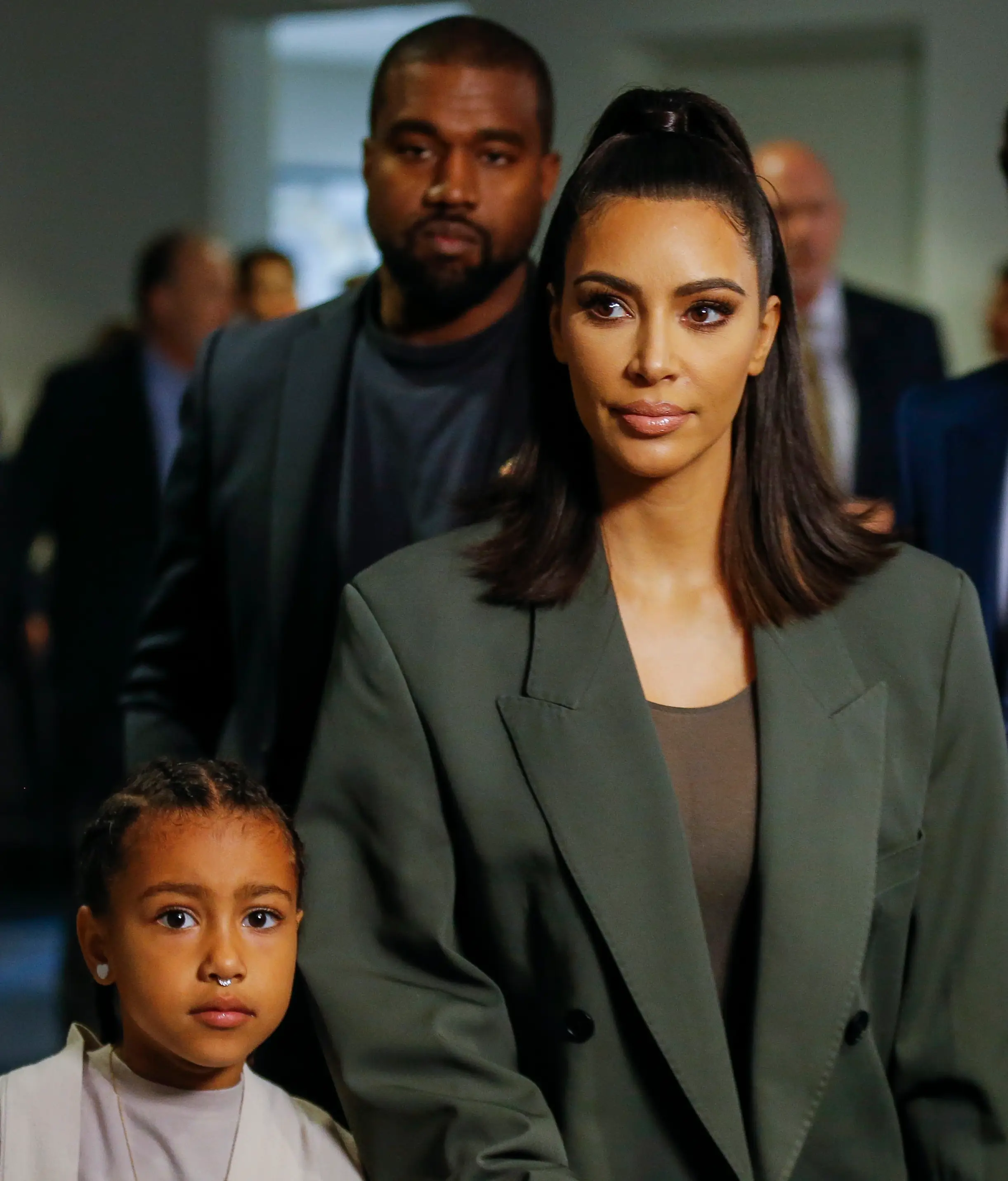 Kim previously revealed that North's style choices are often inspired by her father (Godofredo A. Vasquez/Houston Chronicle via Getty Images)