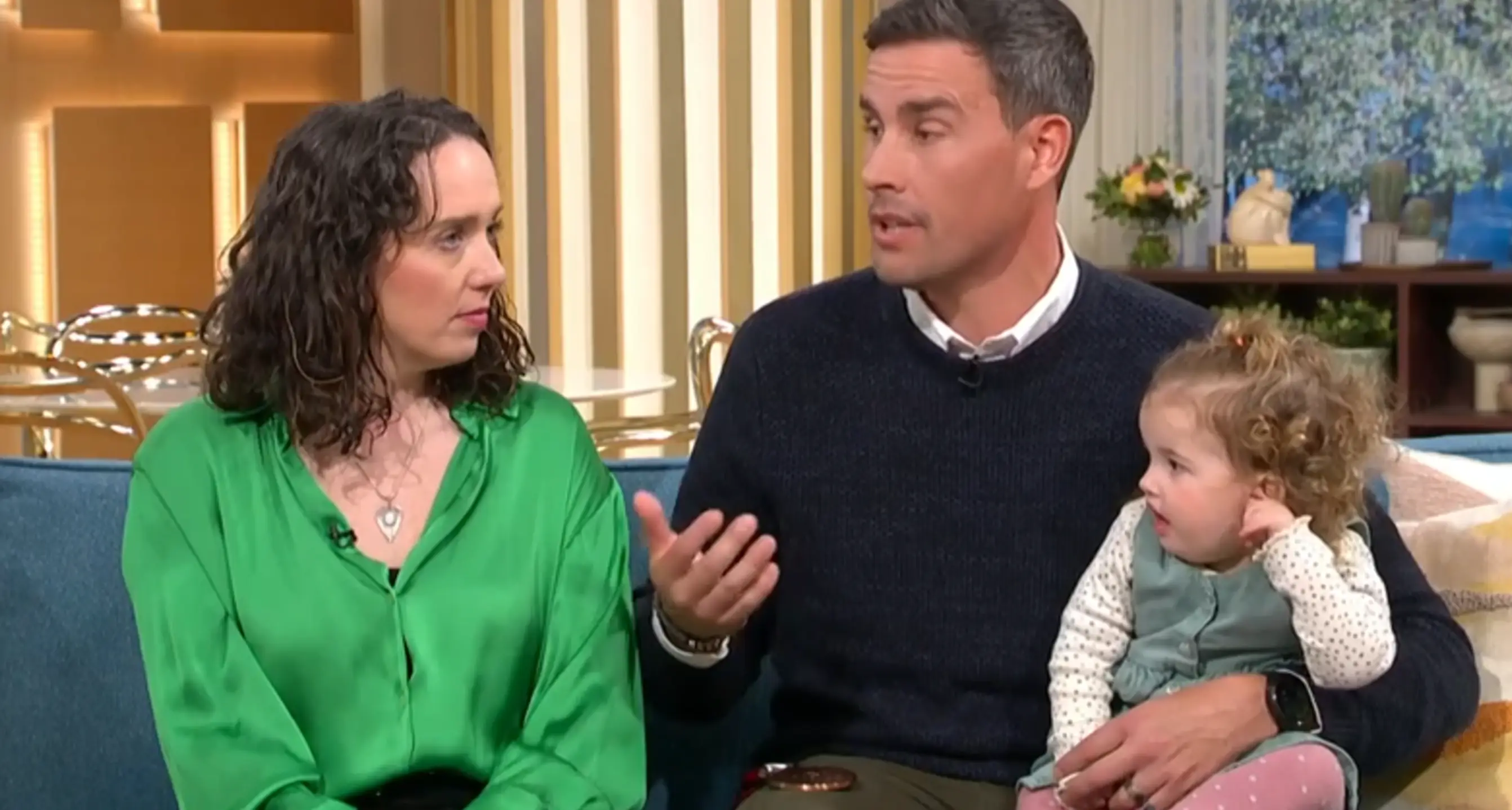 Dan ran in the London Marathon to raise money for Brain Research UK. (ITV)