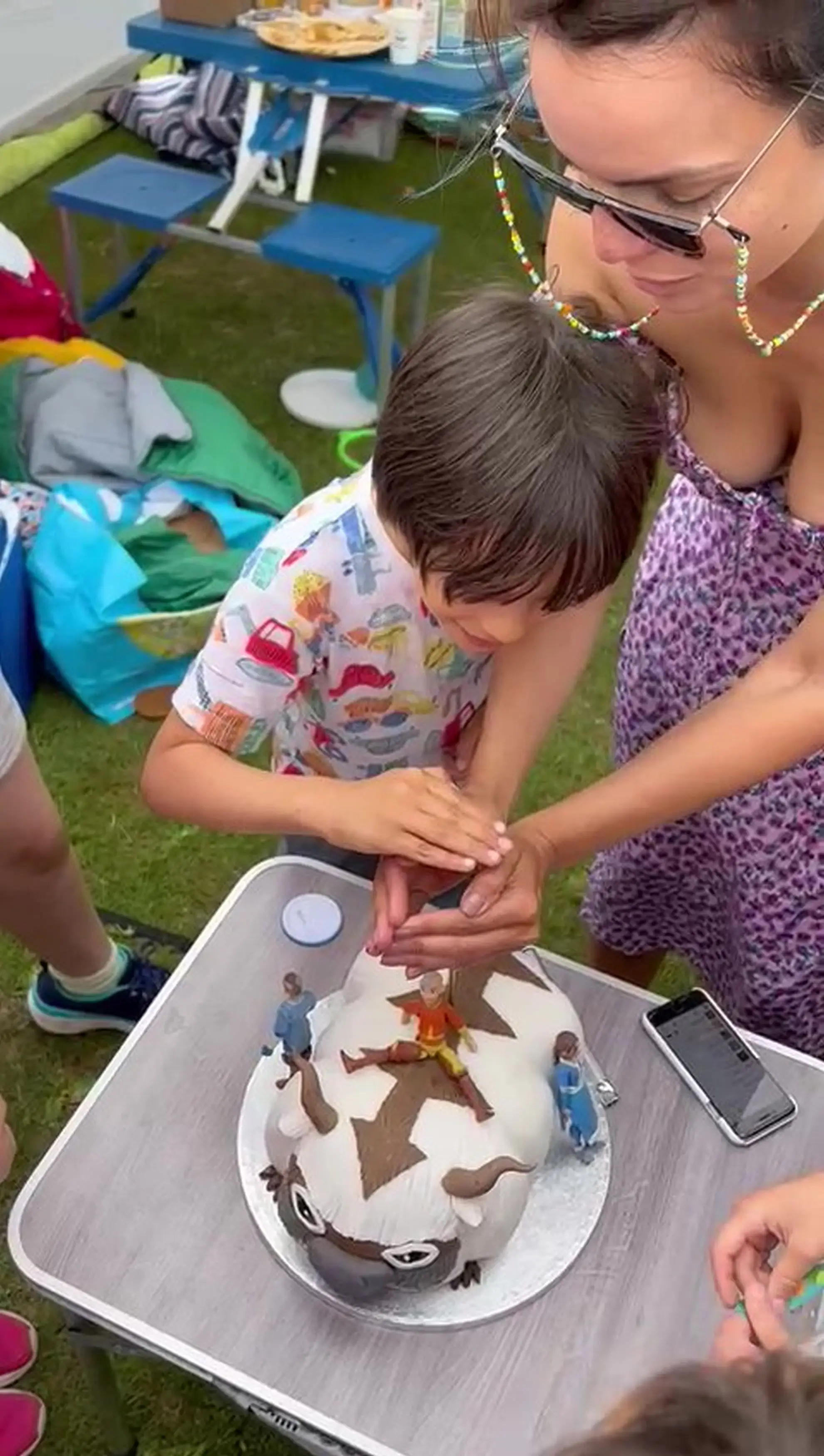 Raquel's 'boobies' became the centre of attention.