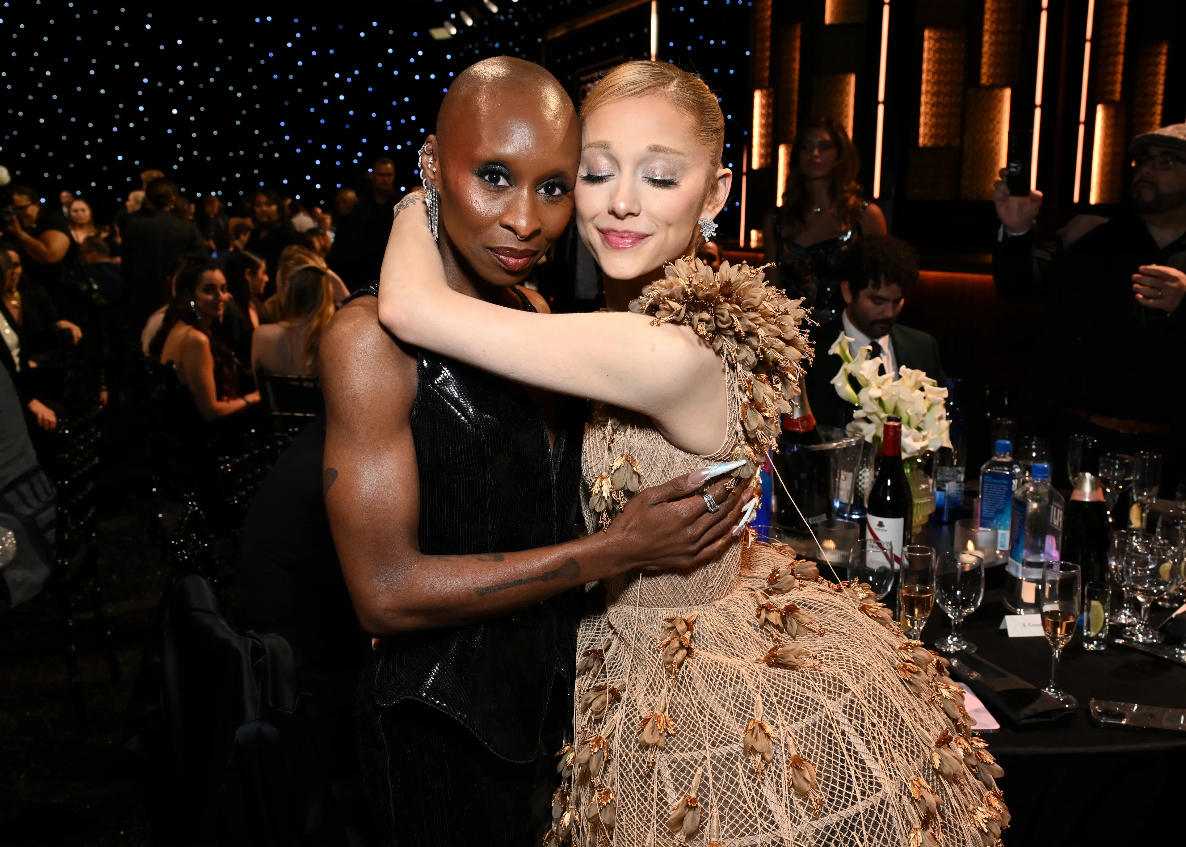 The fake relationship rumours between Cynthia Erivo and Ariana Grande were spread on social media (Michael Kovac/Getty Images for Critics Choice Association)