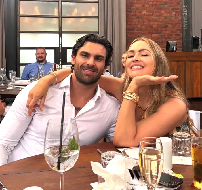 Adam and his now-fiancée Laura Woods began dating in October 2023 (Instagram/@adamcollard)