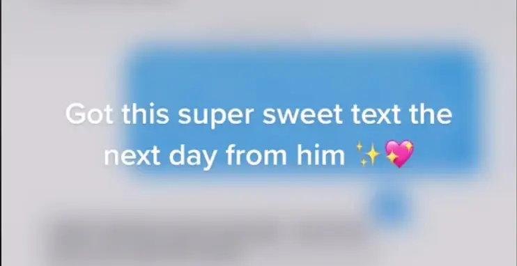 Alyssa shared the text she got (