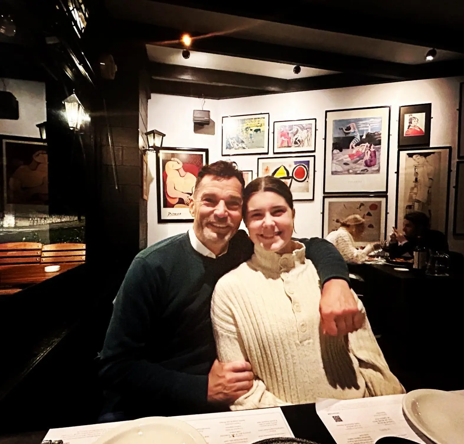 His daughter is a big name herself.