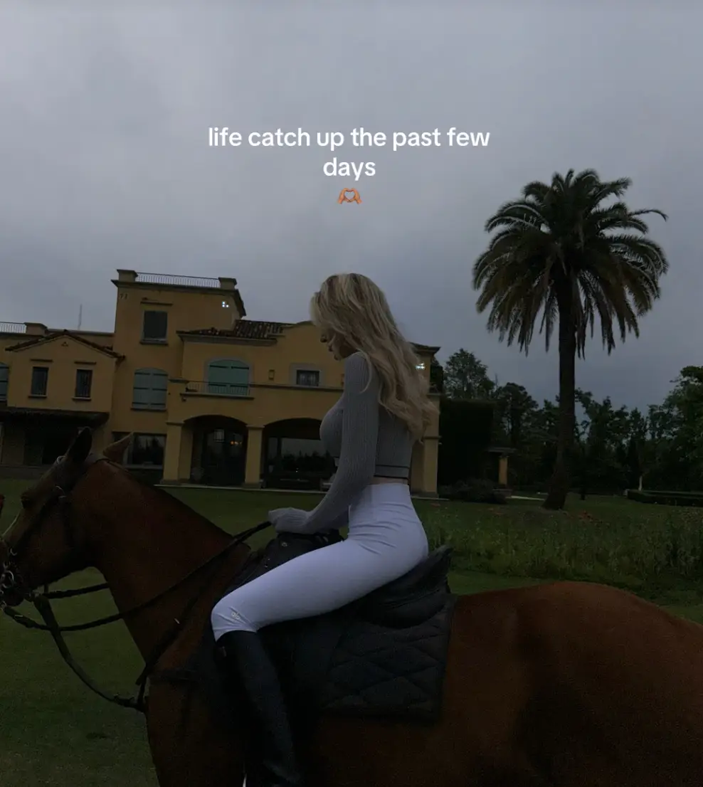 His girlfriend Kate Cassidy shared 'catch up' photos four days ago (TikTok/@kateecass)