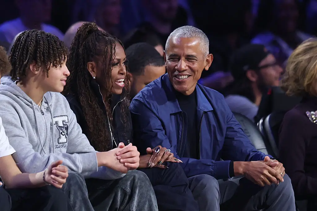 Barack Obama has revealed how politics has created a 'genuine tension' in his marriage (Ronald Martinez/Getty Images)