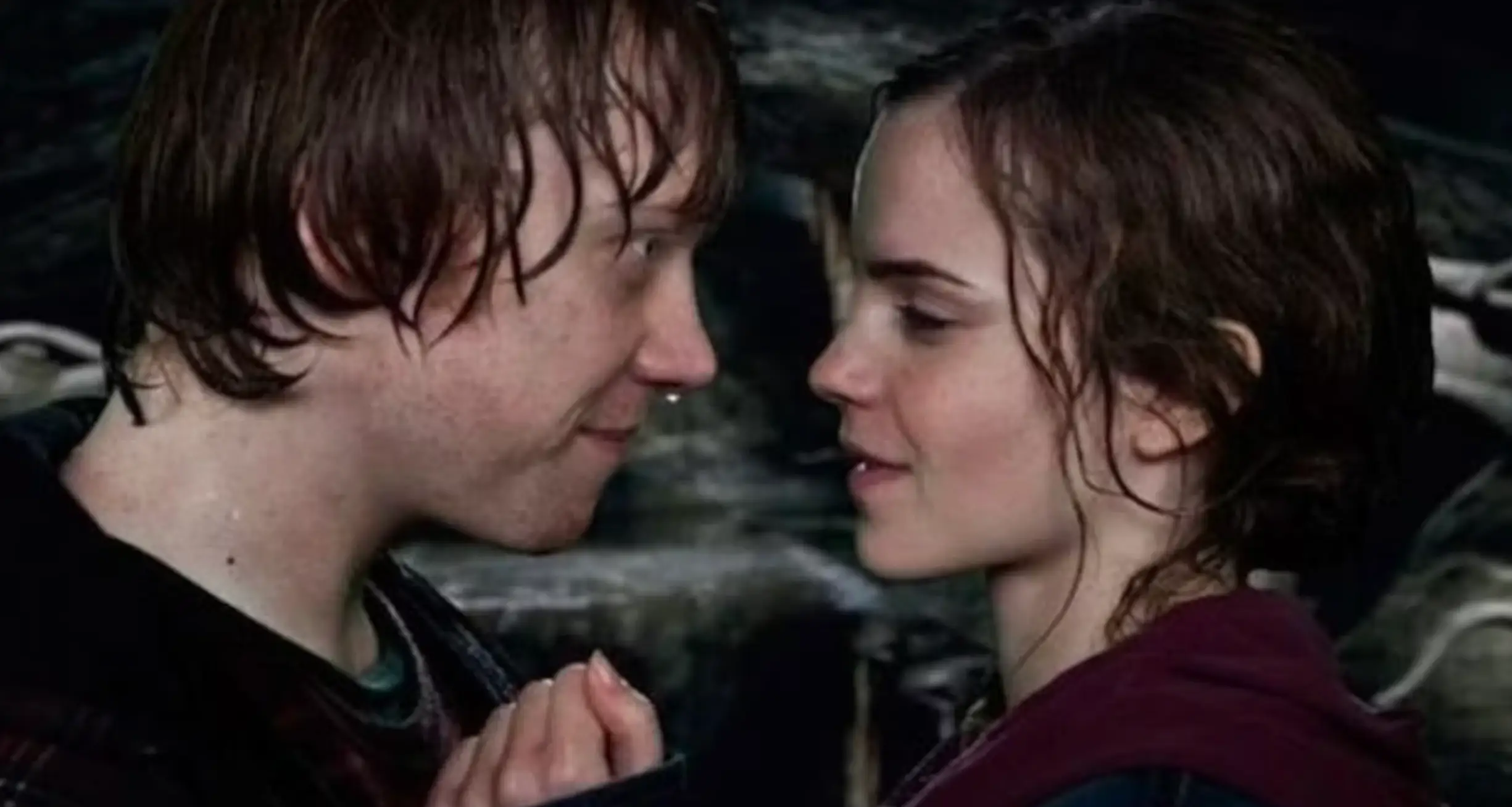 The decision for Ron and Hermione to end up together was due to Rowling's own 'oersonal reasons'. (Warner Bros.)