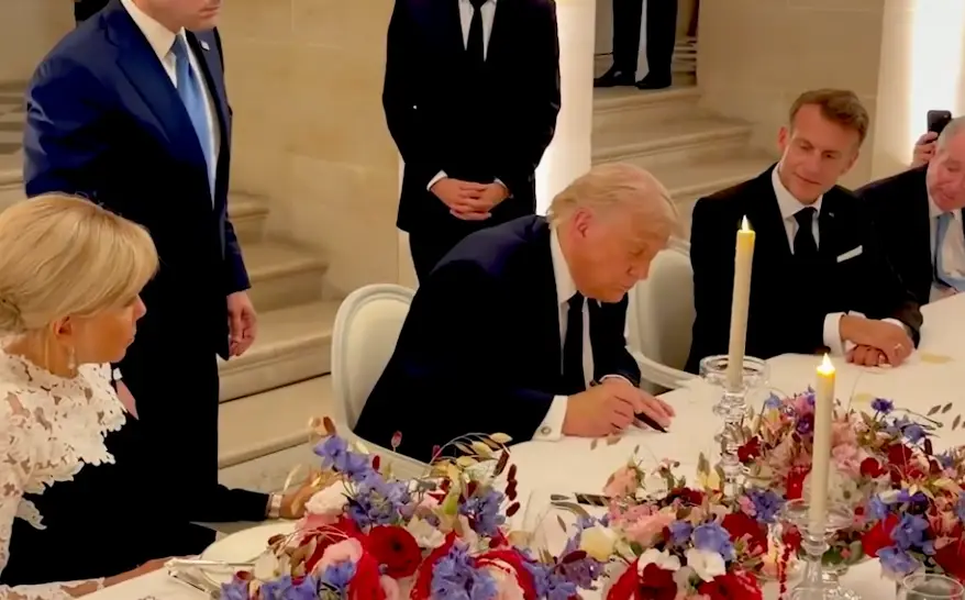 Trump signed the deal on Wednesday (Anna Moneymaker/Getty Images)