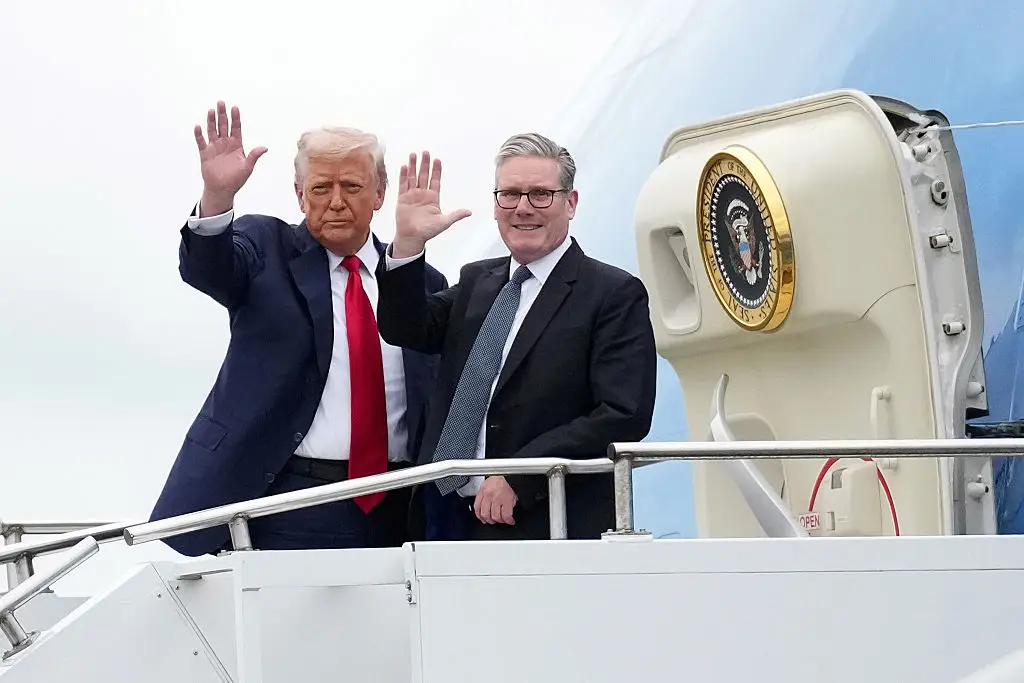Trump previously described Starmer as his 'friend' before tensions reportedly grew. (Andrew Harnik/Staff/Getty Images)
