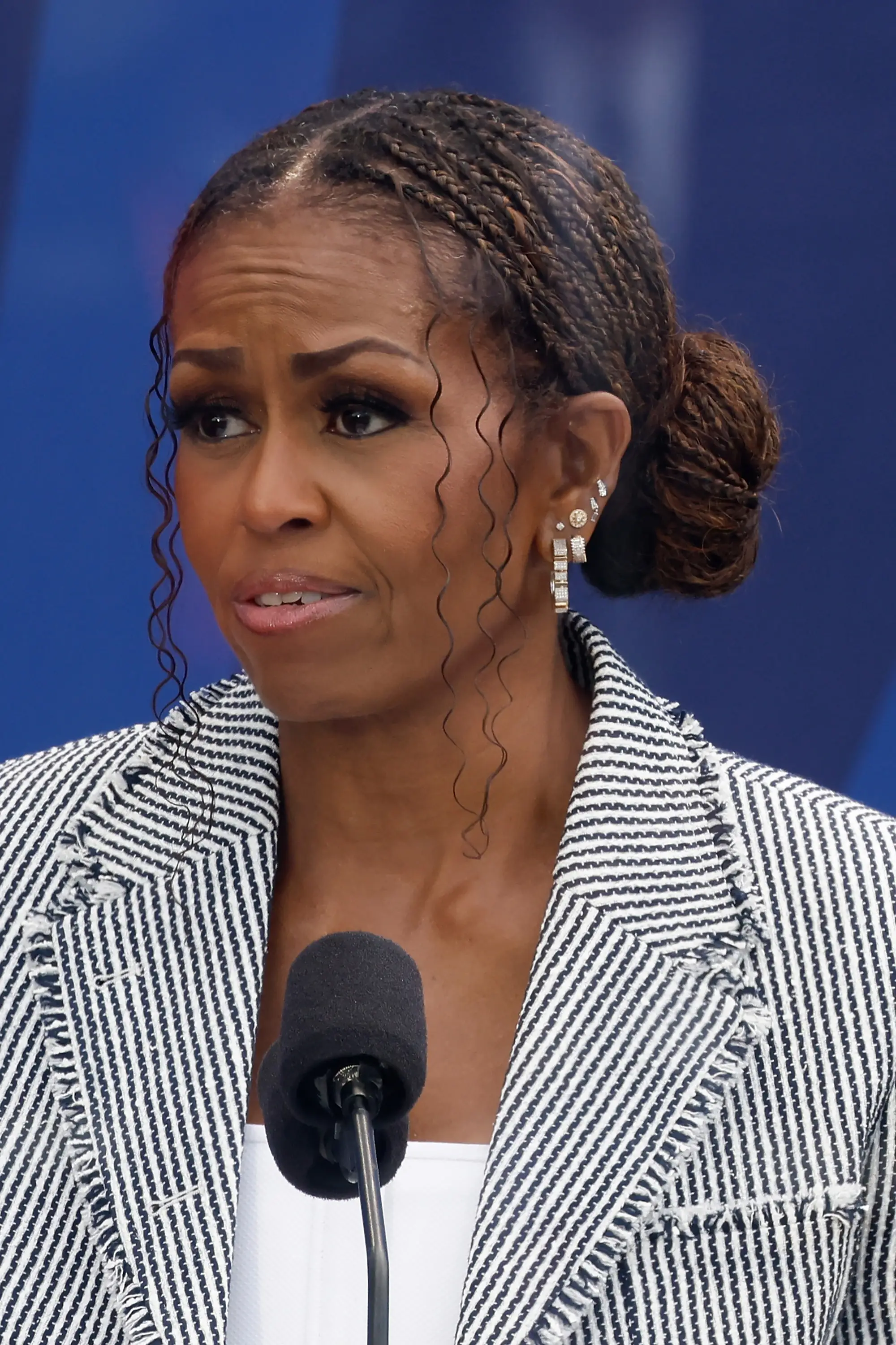 Michelle Obama has opened up about the 'hard times' the couple has faced in their marriage (Taylor Hill/Getty Images)