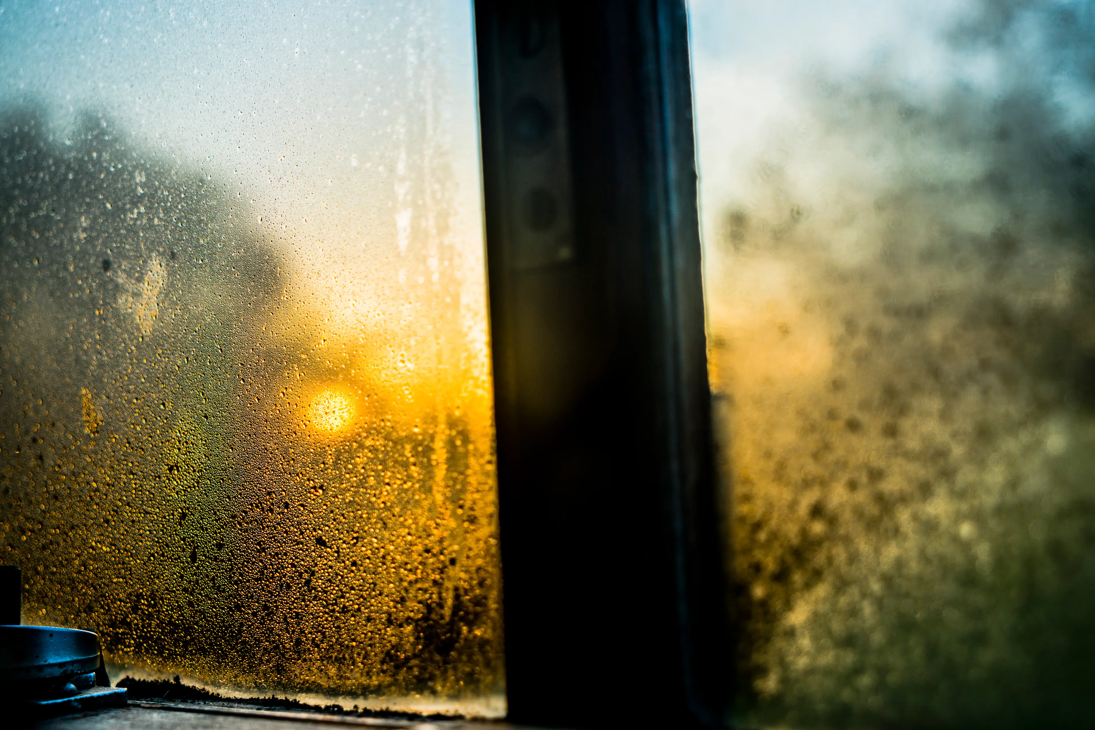 Condensation is often found on bedroom windows in the colder months.