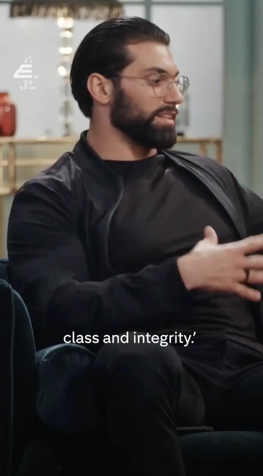 Luke came under fire for his comments about Lacey's salsa dancing (Channel 4)