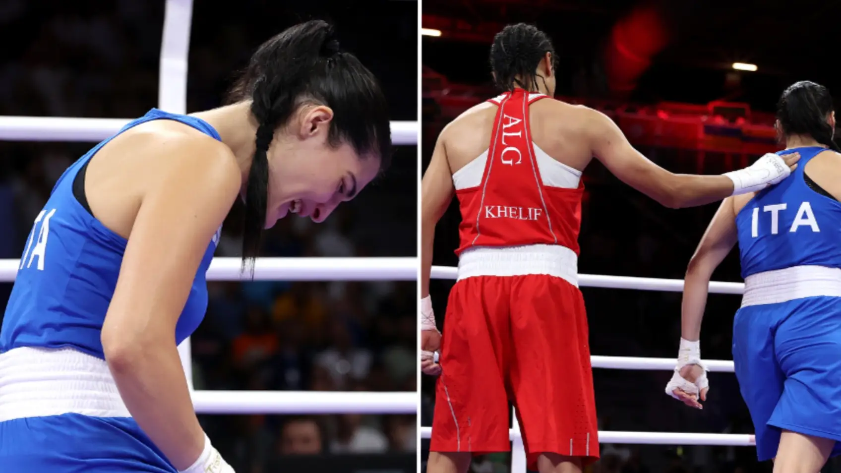 Boxer breaks silence after withdrawing from fight after 46 seconds amid gender controversy
