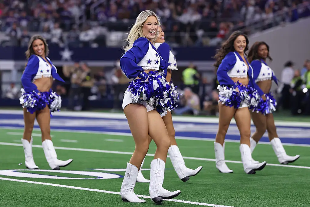 The Dallas Cowboys Cheerleaders negotiated higher pay last year (Photo by Sam Hodde/Getty Images)