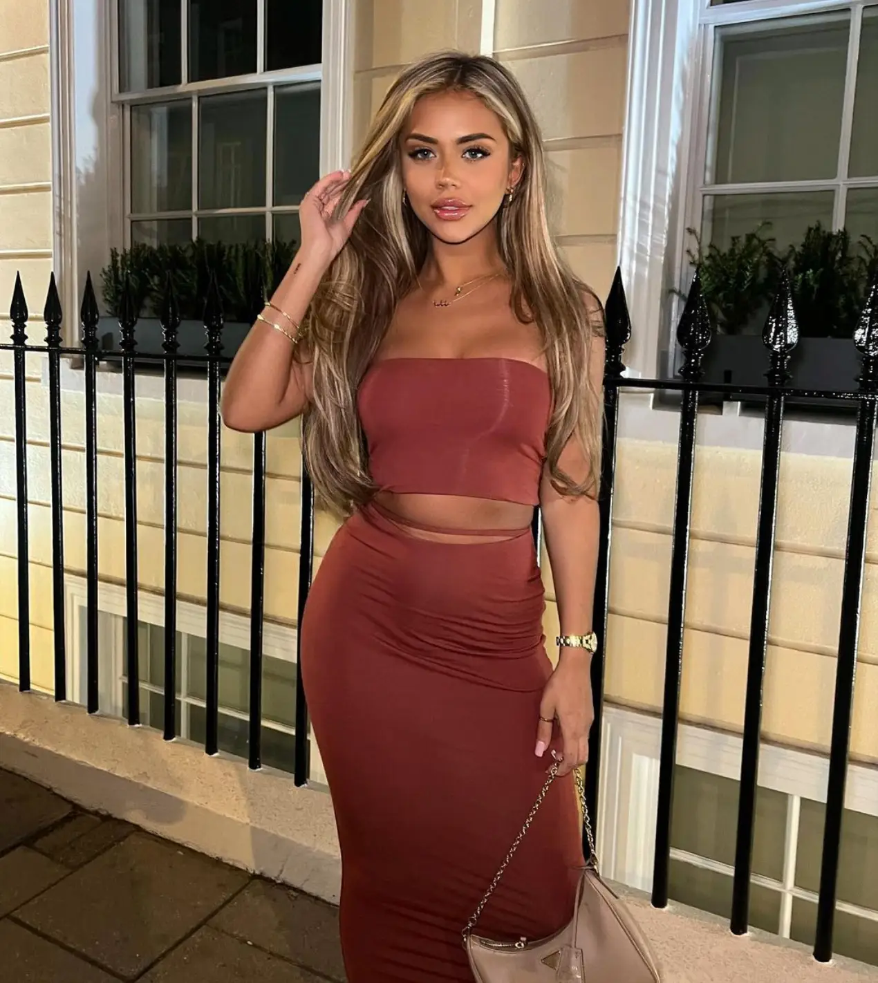 Natalia Zoppa has defended Chris Brown.