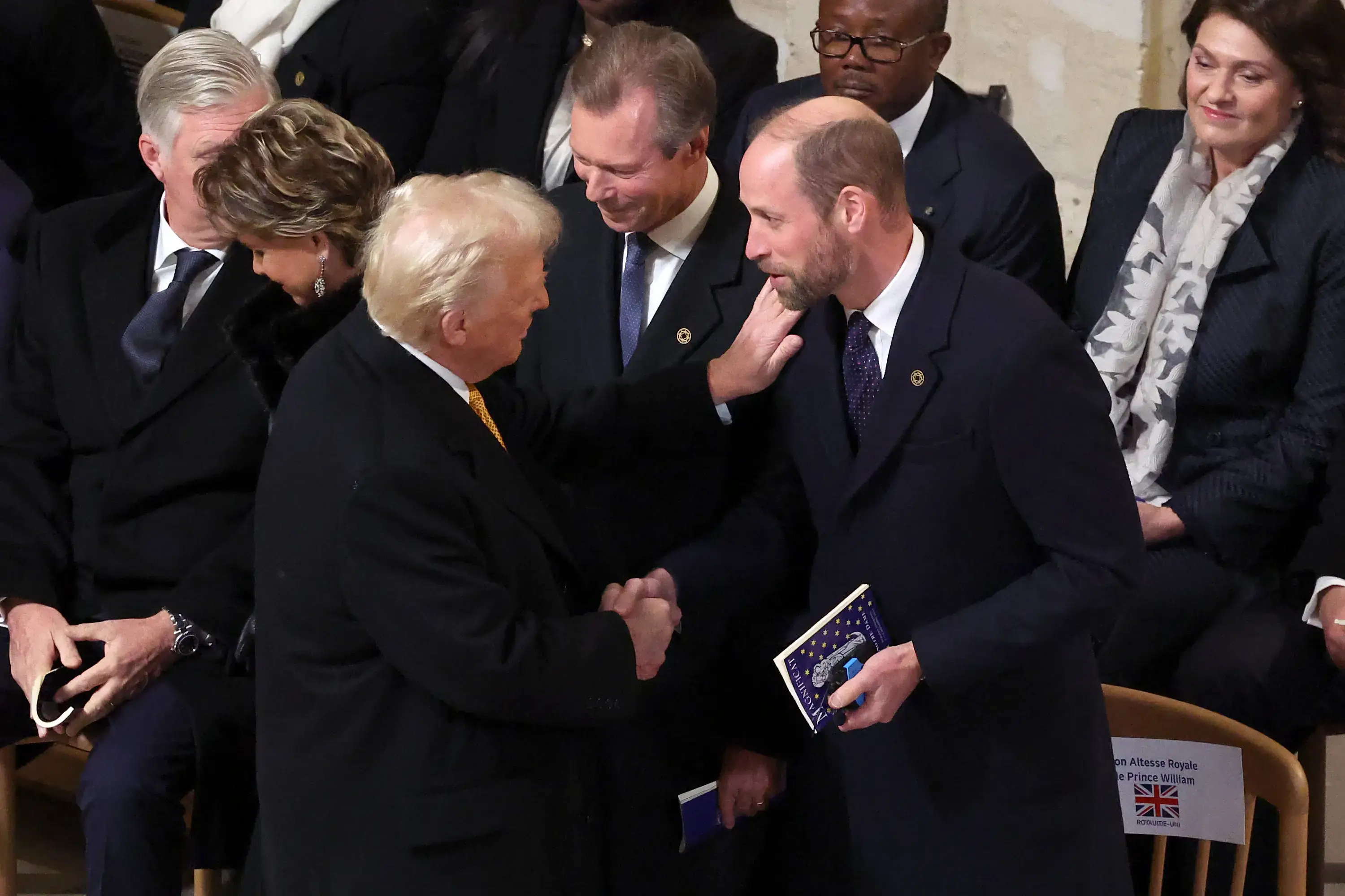 Prince William and Donald Trump met over the weekend at the British Embassy in Paris (Pascal Le Segretain/Getty Images for Notre-Dame de Paris)