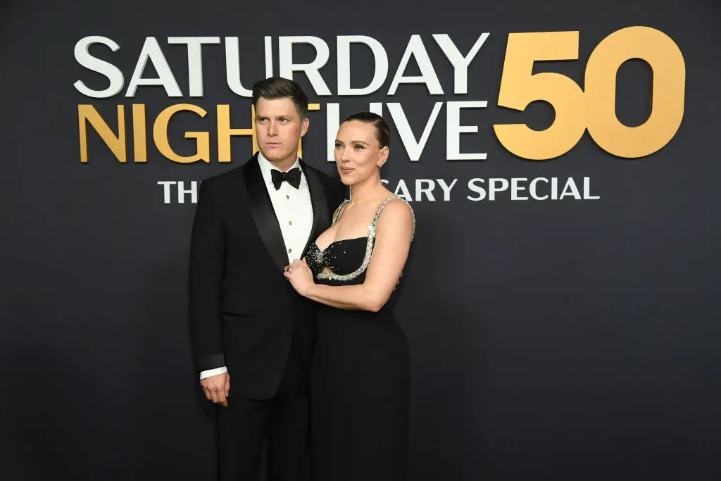 Scarlett Johansson and husband Colin Jost (NBC/Noam Galai/NBC via Getty Images)