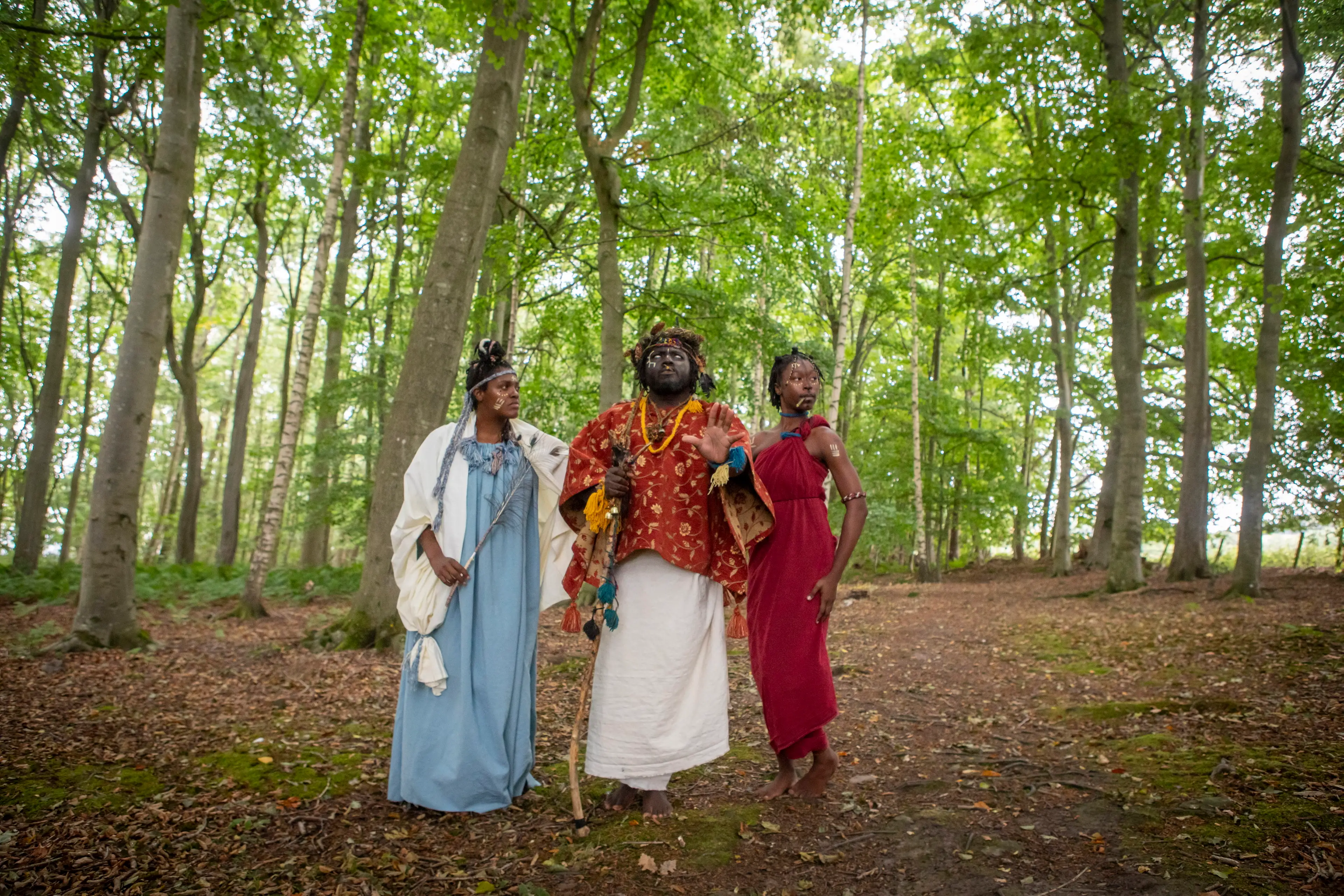 Kaura Taylor was found in a forest in Scotland with a couple (SWNS)