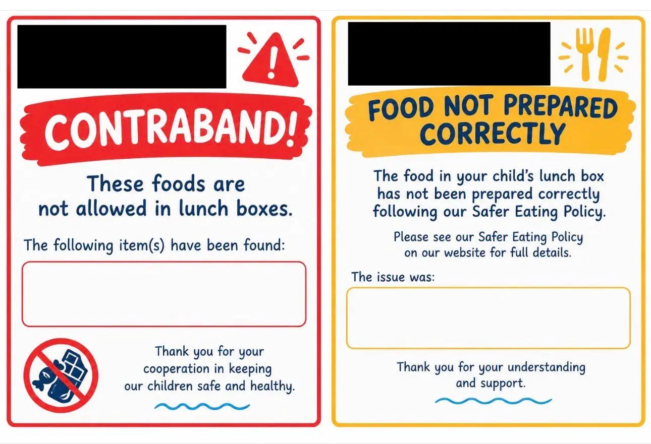 The post also included images of the slips in question (X/Facebook)
