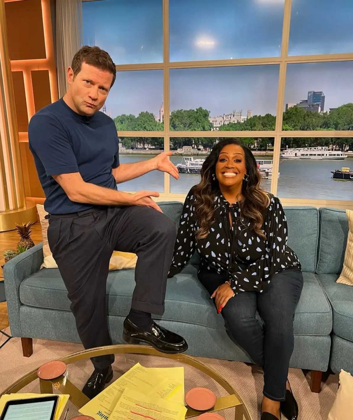 Hammond claims her weight loss has aided her career, in that she's happy to be moving more (Instagram/@alisonhammond55)
