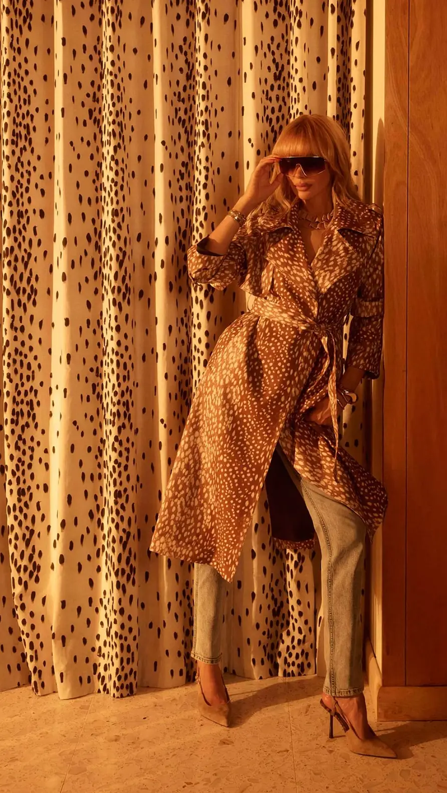 Olivia Attwood is making deer print chic this autumn (River Island)