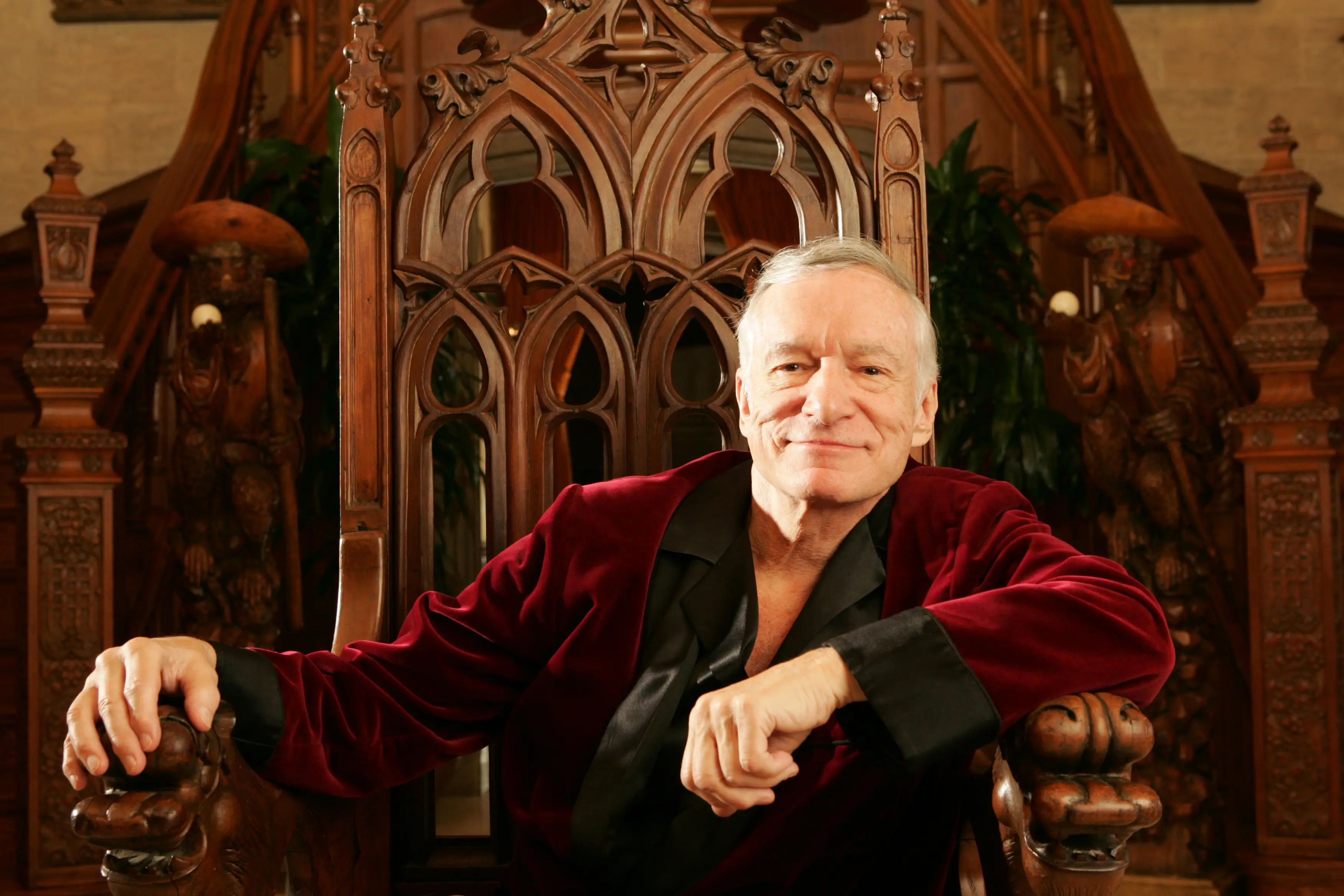 Hefner had multiple girlfriends (Dan Tuffs/Getty Images)