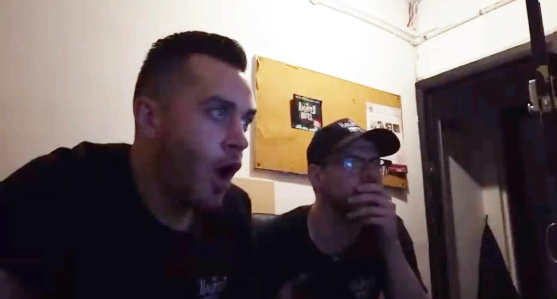 The spooky occurrences were captured by paranormal investigators.