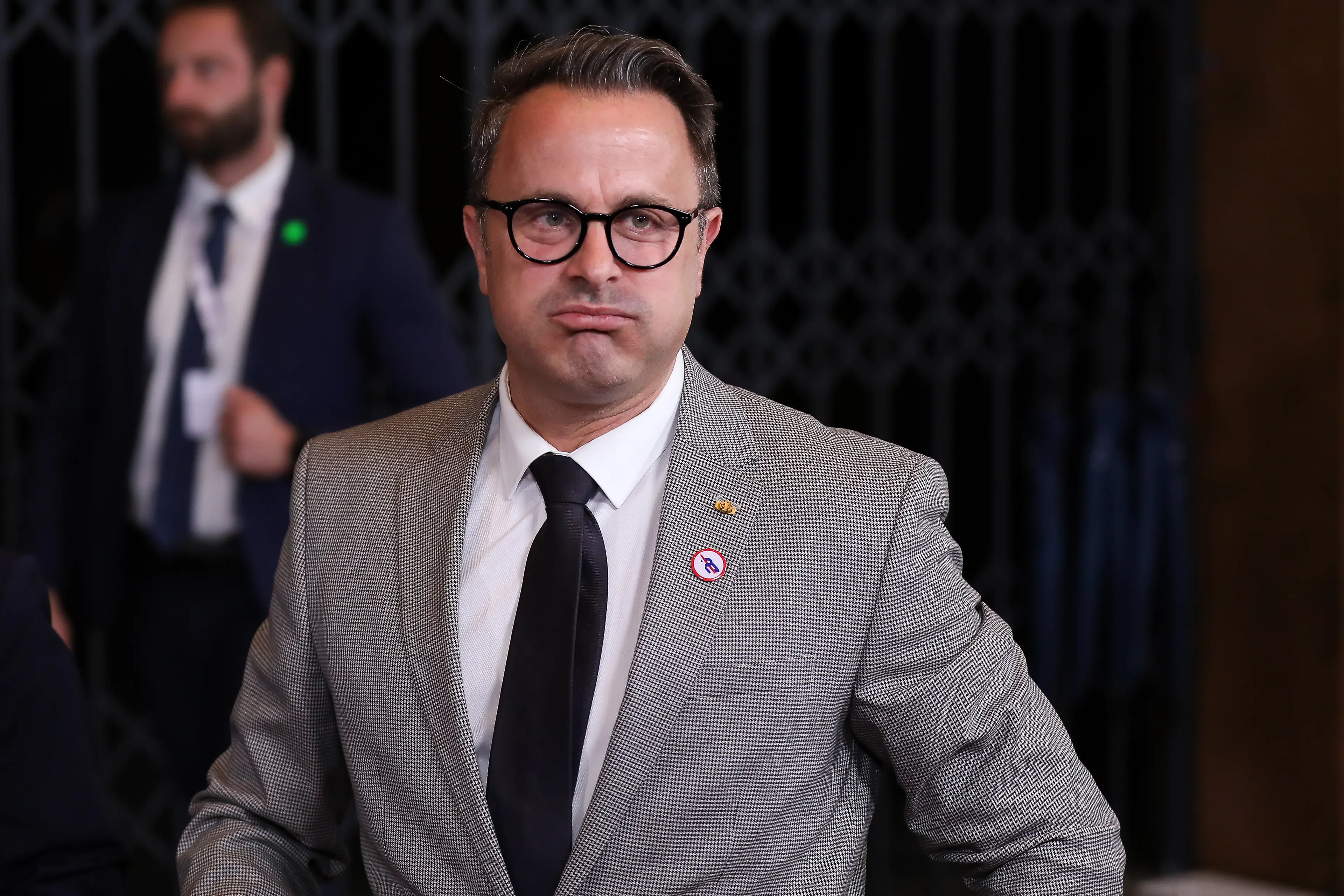 Luxembourg's Xavier Bettel said they would not give in to 'blackmail' from the US to join the war (Klaudia Radecka/NurPhoto via Getty Images)