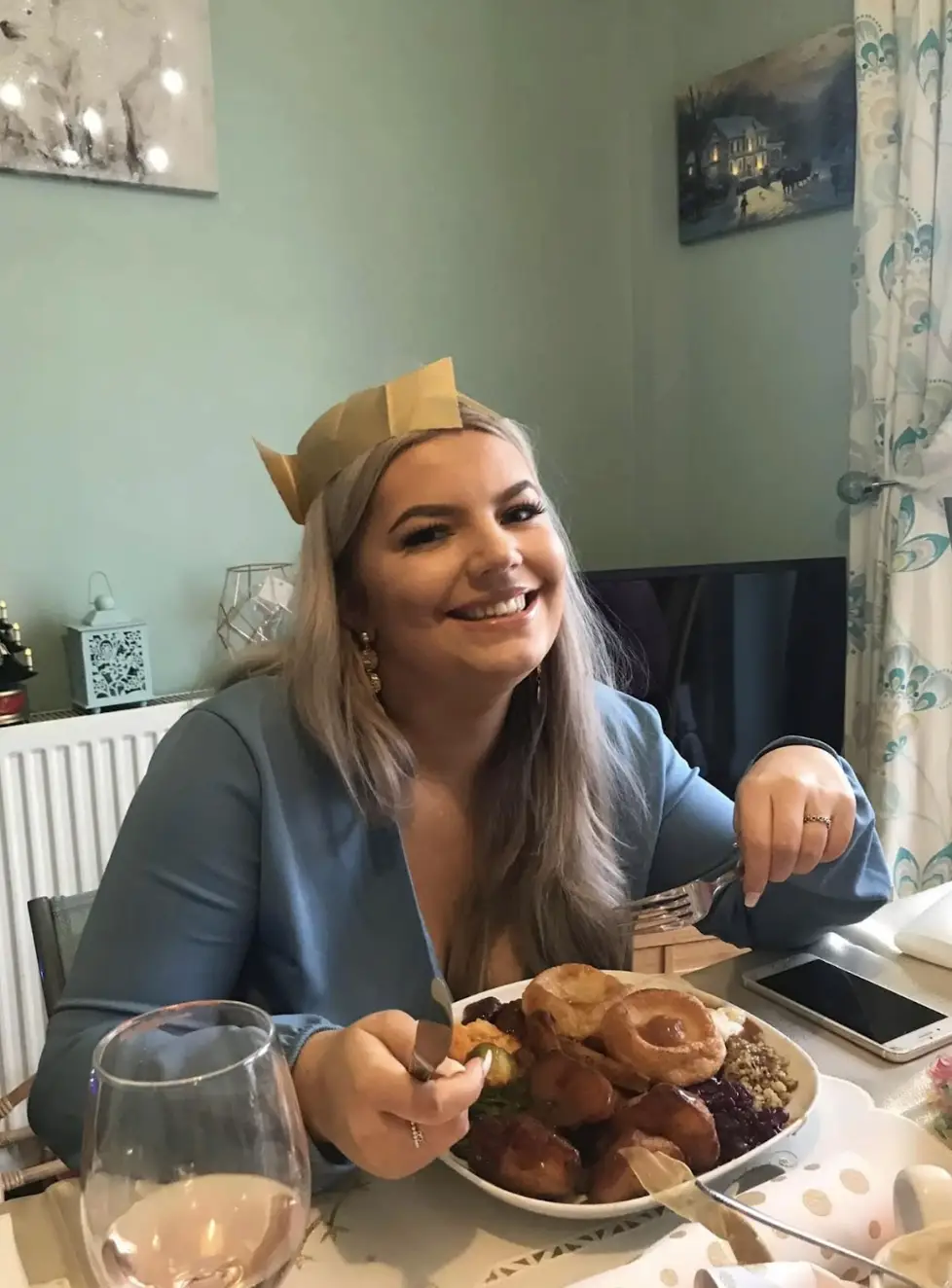 The 25-year-old experienced anaemia weight gain, bloating and pain (Kennedy News & Media)