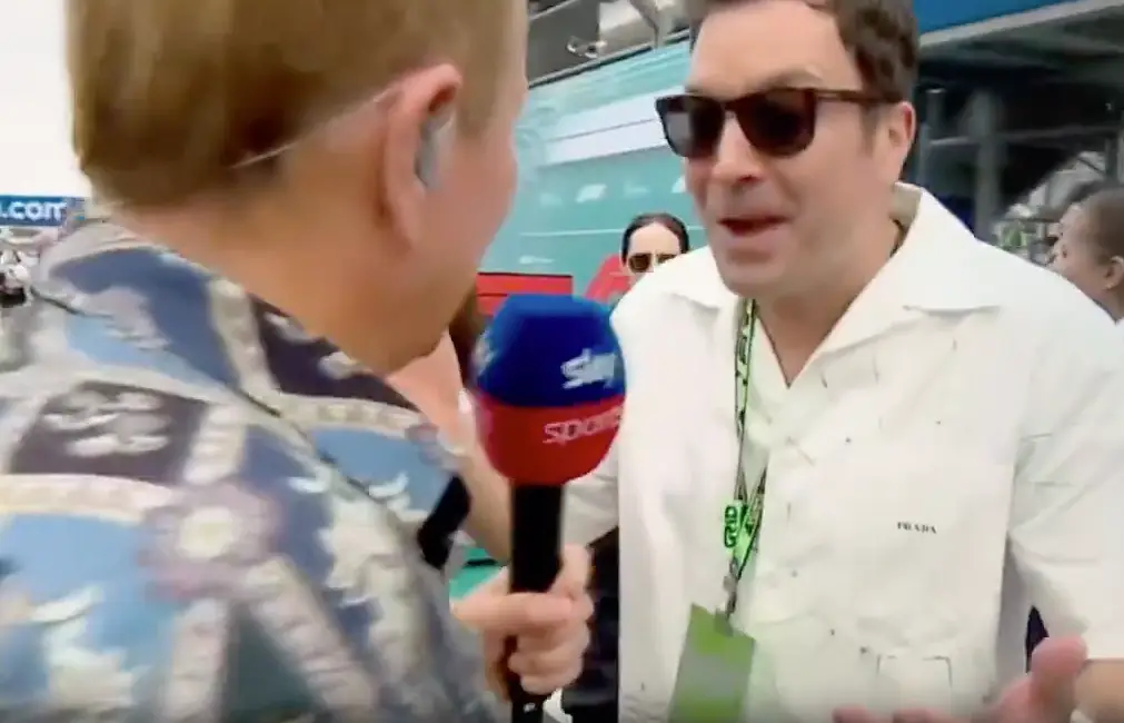 Jimmy Kimmel was definitely pleased to see Martin Brundle (Sky Sports)