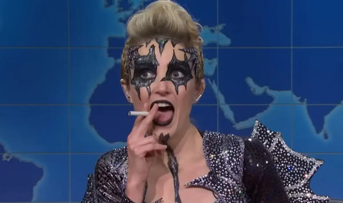 Chloe made headlines after parodying JoJo Siwa on SNL. (NBC/SNL)