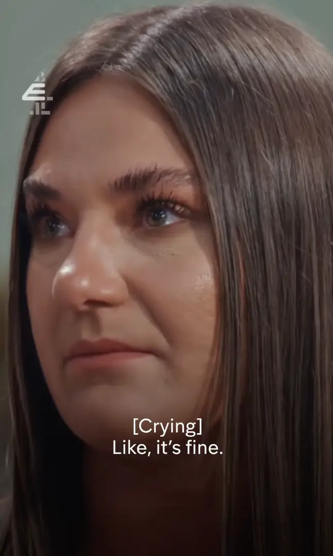 Kristina was brought to tears by Kieran's admission (E4)