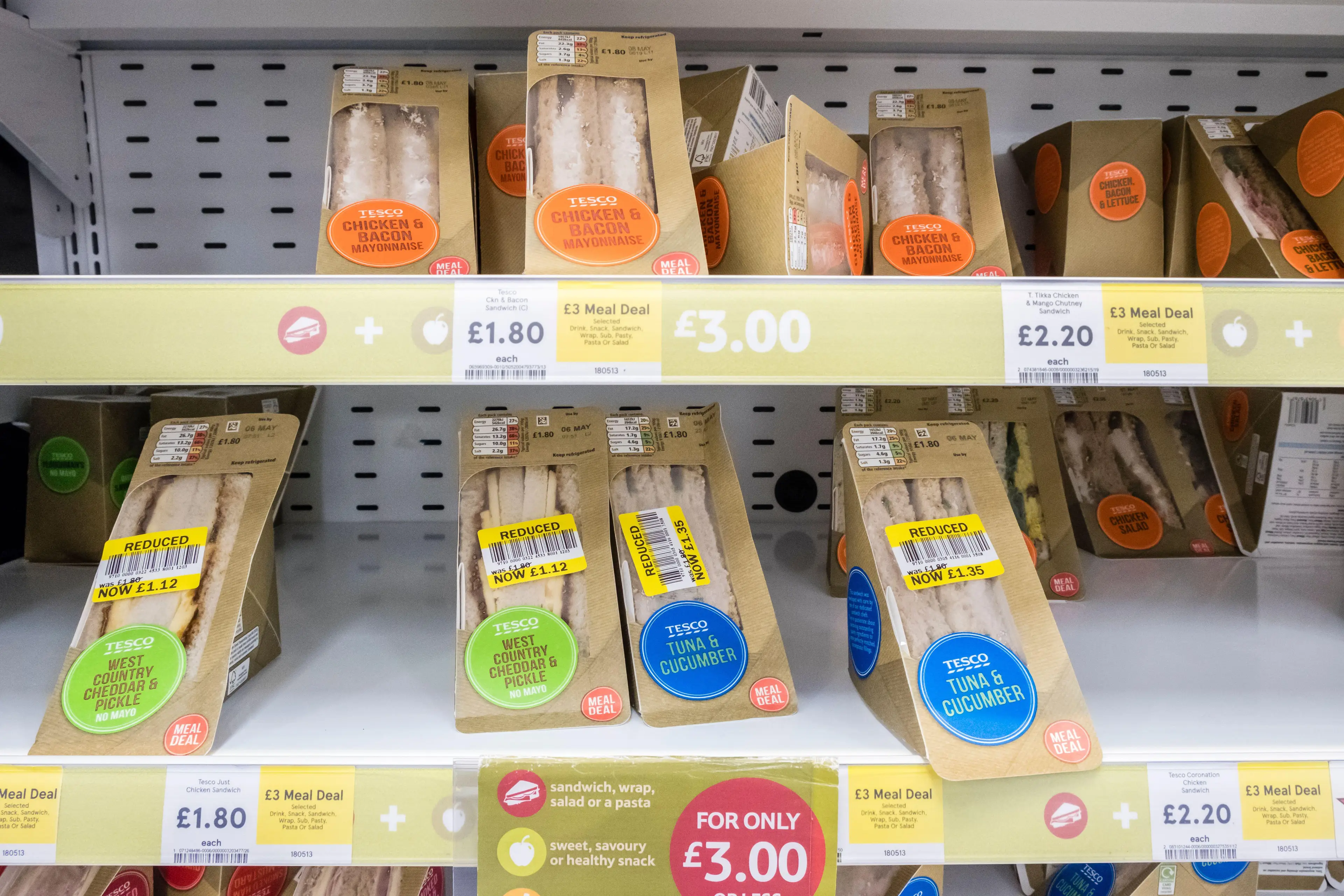 Tesco meal deals are increasing in price (