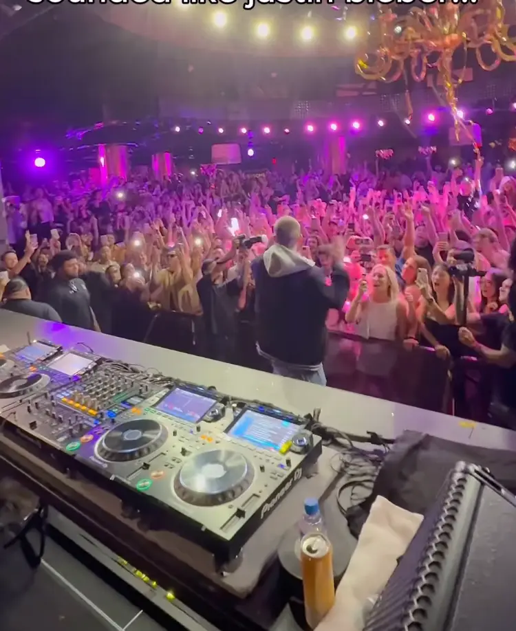 The lookalike performed to a packed club before someone realised he was fake (Instagram/@gryffin)