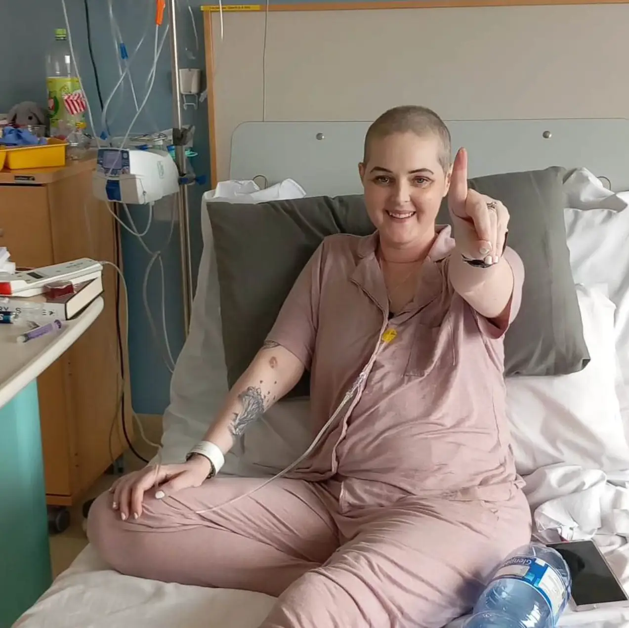 Trina shared the ups and down of her cancer diagnosis through social media.