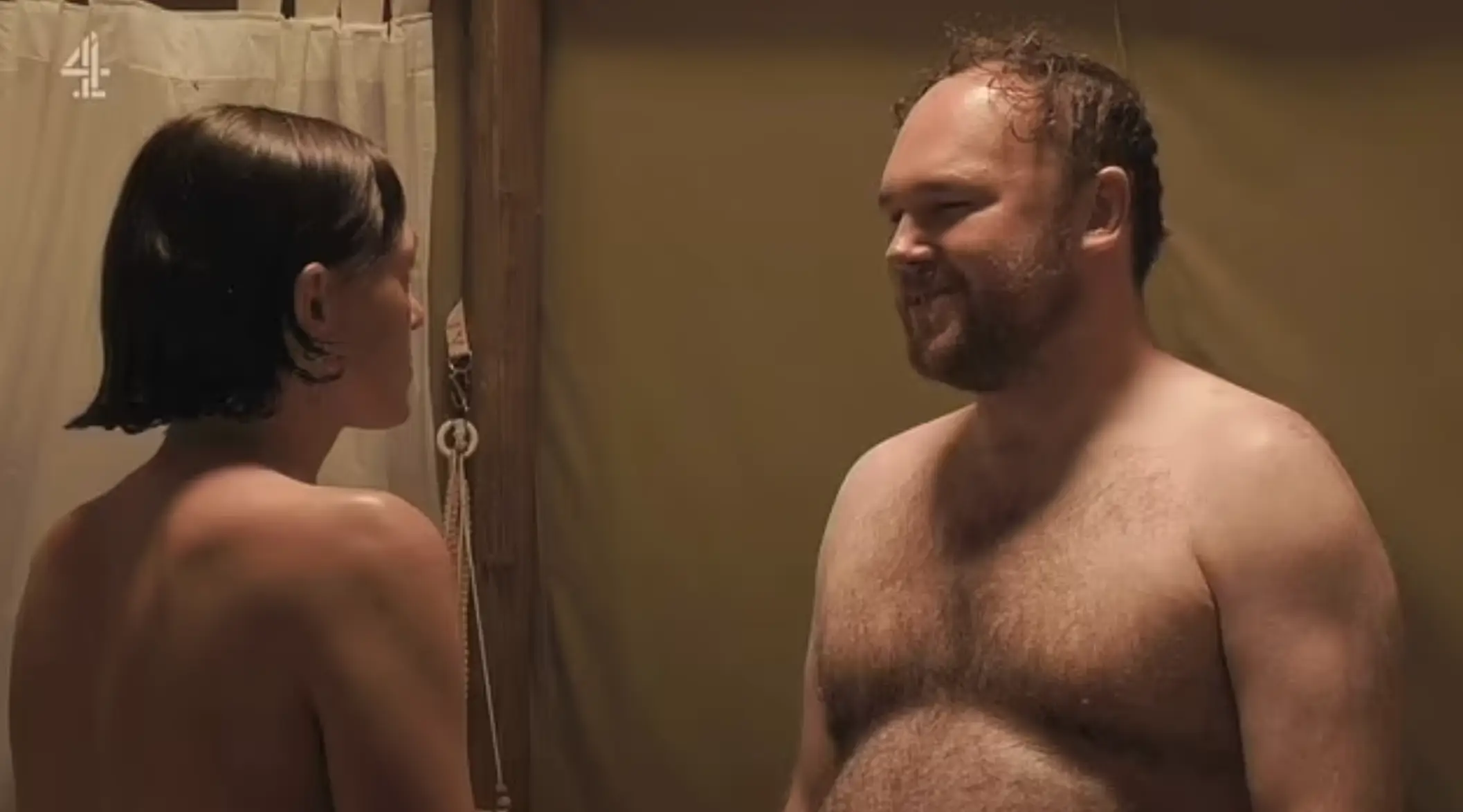 She admitted the 'door closed' when Zac made a comment (Channel 4)