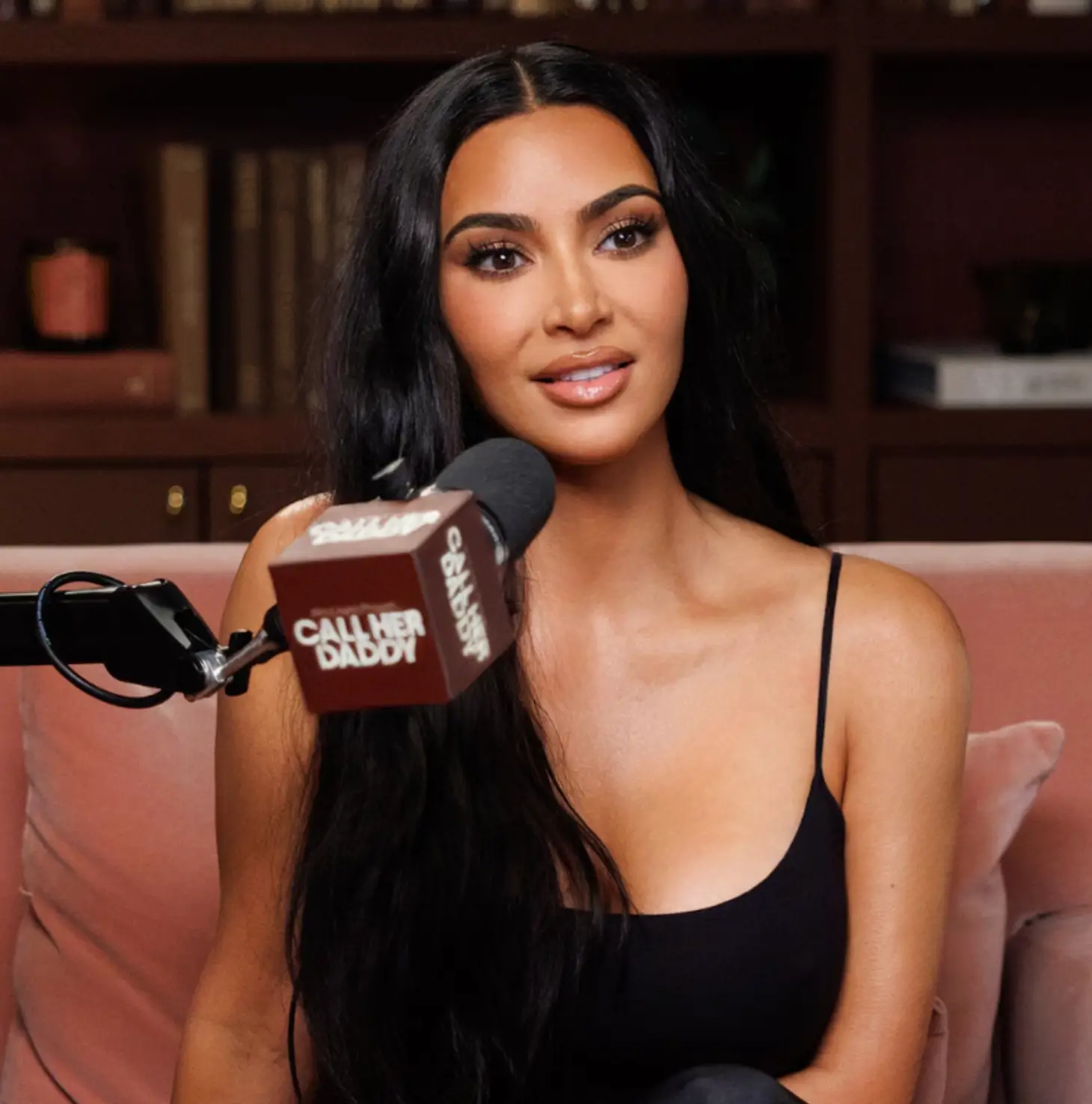 Kim Kardashian sat down for an interview on Call Her Daddy (YouTube/Call Her Daddy)
