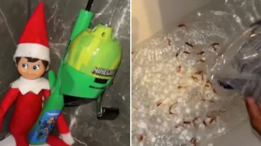 Mum slammed over ‘disgusting and cruel’ Elf on the Shelf setup for kids